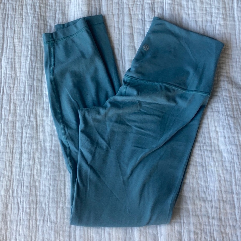 Lululemon Align 25” leggings aquatic blue